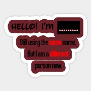 I Am Sticker